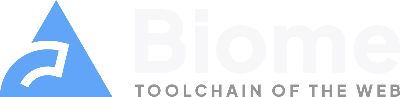 Biome - Toolchain of the web